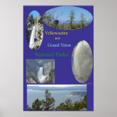 Yellowstone & Grand Teton Poster (Voorkant)