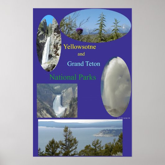 Yellowstone & Grand Teton Poster (Voorkant)