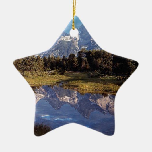 Yellowstone Grand Teton Reflections Keramisch Ornament (Voorkant)