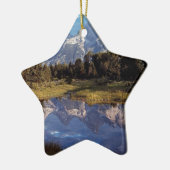 Yellowstone Grand Teton Reflections Keramisch Ornament (Links)