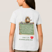 Yellowstone grappige kinderen bizon buffel T-shirt (Achterkant)