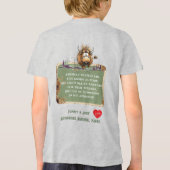 Yellowstone grappige kinderen bizon buffel T-shirt (Achterkant)