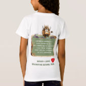 Yellowstone grappige kinderen bizon buffel T-Shirt (Achterkant)