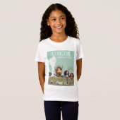 Yellowstone grappige kinderen bizon buffel T-Shirt (Voorkant volledig)