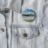 Yellowstone heet land, geiser ronde button 5,7 cm (In situ)
