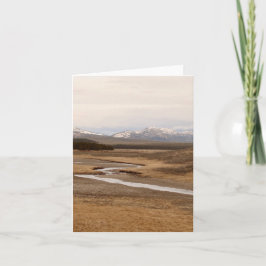 Yellowstone Herfst - 4" x 5.6" Notitiekaart