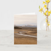 Yellowstone Herfst - 4" x 5.6" Notitiekaart (Gele Bloem)