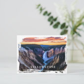 Yellowstone Herfsten Briefkaart (Staand voorkant)
