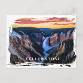 Yellowstone Herfsten Briefkaart (Voorkant)