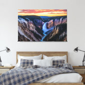 Yellowstone Herfsten Canvas Art (Insitu (Slaapkamer))