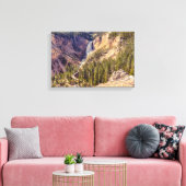 Yellowstone Herfsten Canyon in Nationaal Park Canvas Afdruk (Insitu (Woonkamer))
