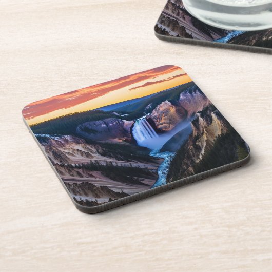 Yellowstone Herfsten Onderzetter Set (Linkerzijde)