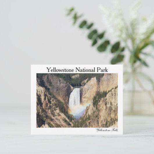 Yellowstone - het Lagere briefkaart van Herfsten (Staand voorkant)