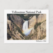 Yellowstone - het Lagere briefkaart van Herfsten (Voorkant)