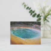 Yellowstone Hot Spring Briefkaart (Staand voorkant)