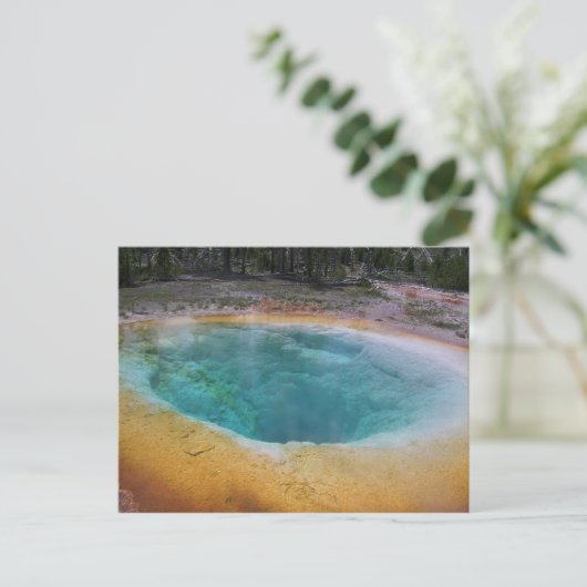 Yellowstone Hot Spring Briefkaart (Staand voorkant)