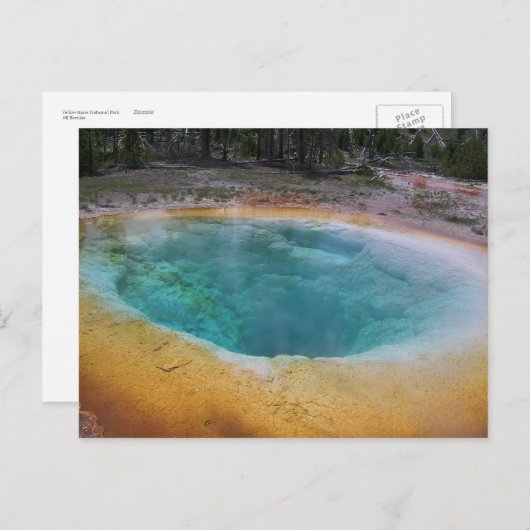 Yellowstone Hot Spring Briefkaart (Voorkant / Achterkant)