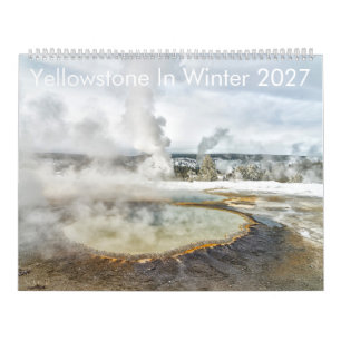 Yellowstone in de winter 2027 12-maanden kalender