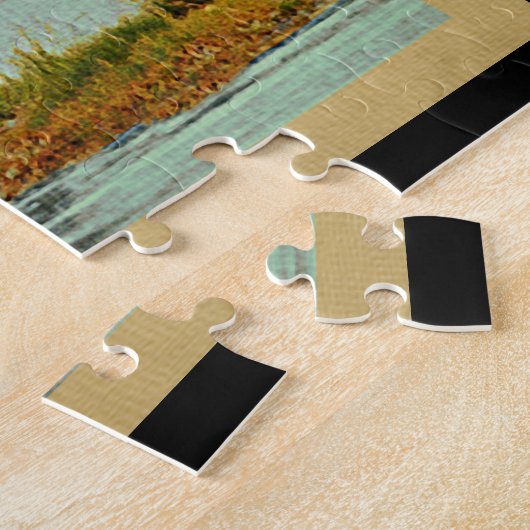 Yellowstone Jigzaag Puzzle National Park Beer Retr Legpuzzel (Zijkant)