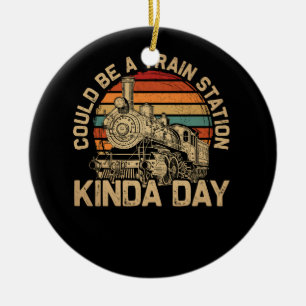 Yellowstone kan wel een treinstation zijn keramisch ornament