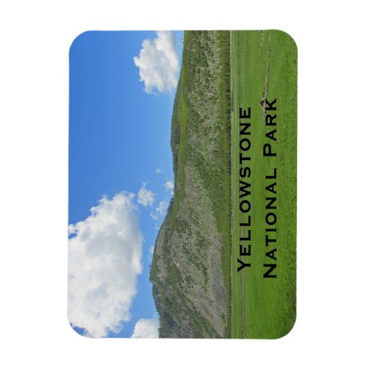Yellowstone Keepomwille Landscape Photo National P Magneet (Verticaal)
