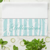 Yellowstone Kitchen Towel Aspen Trees Aqua Theedoek (Gevouwen)