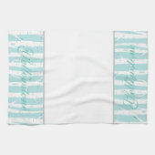 Yellowstone Kitchen Towel Aspen Trees Aqua Theedoek (Horizontaal)