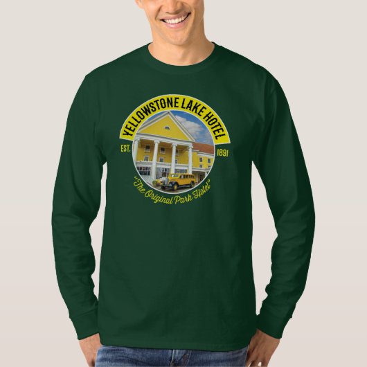 Yellowstone Lake Hotel T-Shirt (Voorkant)