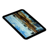 Yellowstone Lake in Winter Card Magneet (Rechterzijde)