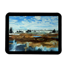 Yellowstone Lake in Winter Card