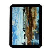 Yellowstone Lake in Winter Card Magneet (Verticaal)