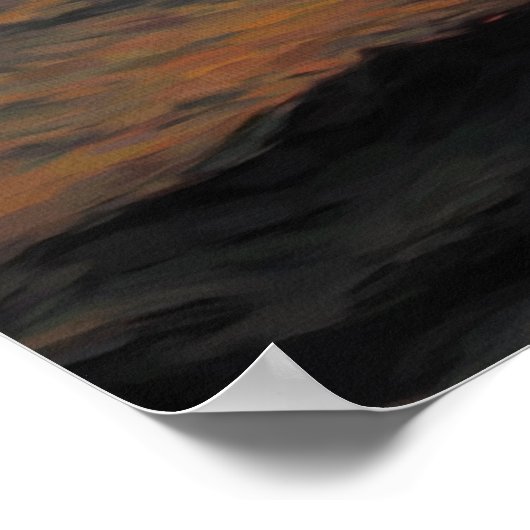 Yellowstone Lake Poster (Hoek)