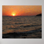 Yellowstone Lake Poster (Voorkant)