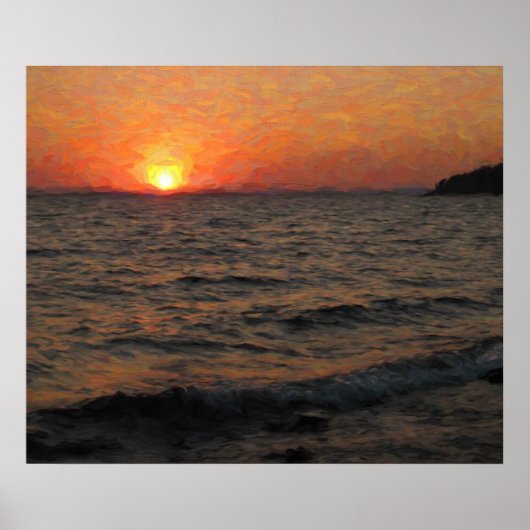 Yellowstone Lake Poster (Voorkant)