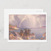 Yellowstone Lake  Prang Lithograaf Briefkaart (Voorkant / Achterkant)