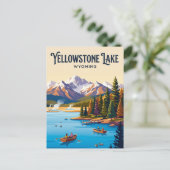 Yellowstone Lake VS Briefkaart (Staand voorkant)