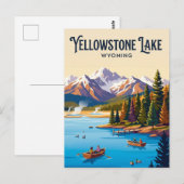 Yellowstone Lake VS Briefkaart (Voorkant / Achterkant)