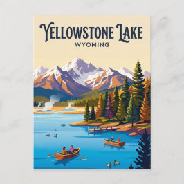 Yellowstone Lake VS Briefkaart