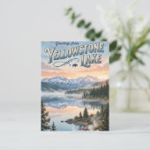 Yellowstone Lake VS Briefkaart (Staand voorkant)