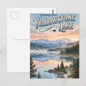 Yellowstone Lake VS Briefkaart (Voorkant / Achterkant)