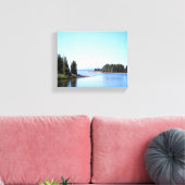Yellowstone Lake West Duim Kleur 8x10 Canvas Afdruk (Insitu (Woonkamer))