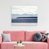 Yellowstone Lake, West Thumb Uitzicht Canvas Afdruk (Insitu (Woonkamer))