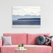 Yellowstone Lake, West Thumb Uitzicht Canvas Afdruk (Insitu (Woonkamer))
