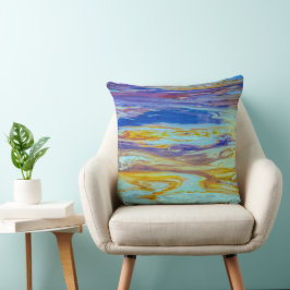 Yellowstone Lava Pool Swirls Kussen