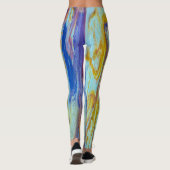 Yellowstone Lava Pool Swirls Leggings (Achterkant)
