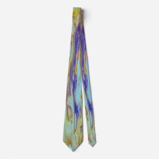 Yellowstone Lava Pool Swirls Stropdas (Voorkant)