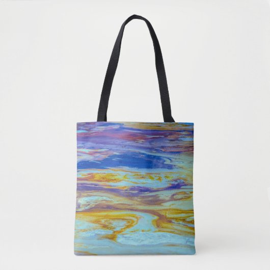 Yellowstone Lava Pool Swirls Tote Bag (Voorkant)