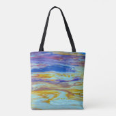 Yellowstone Lava Pool Swirls Tote Bag (Achterkant)