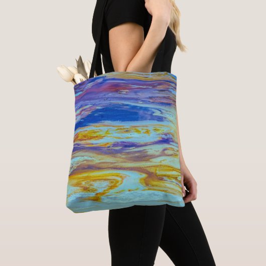 Yellowstone Lava Pool Swirls Tote Bag