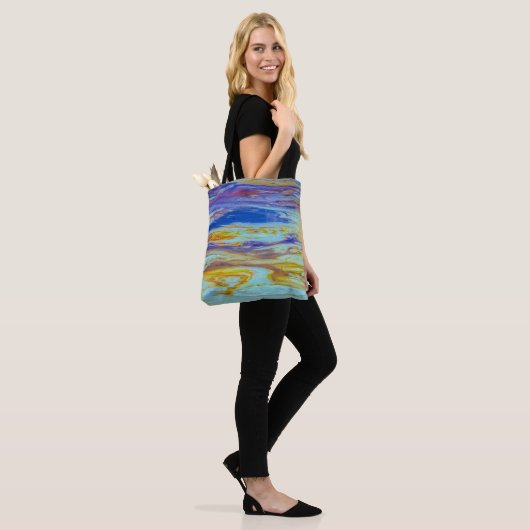 Yellowstone Lava Pool Swirls Tote Bag (Op model)